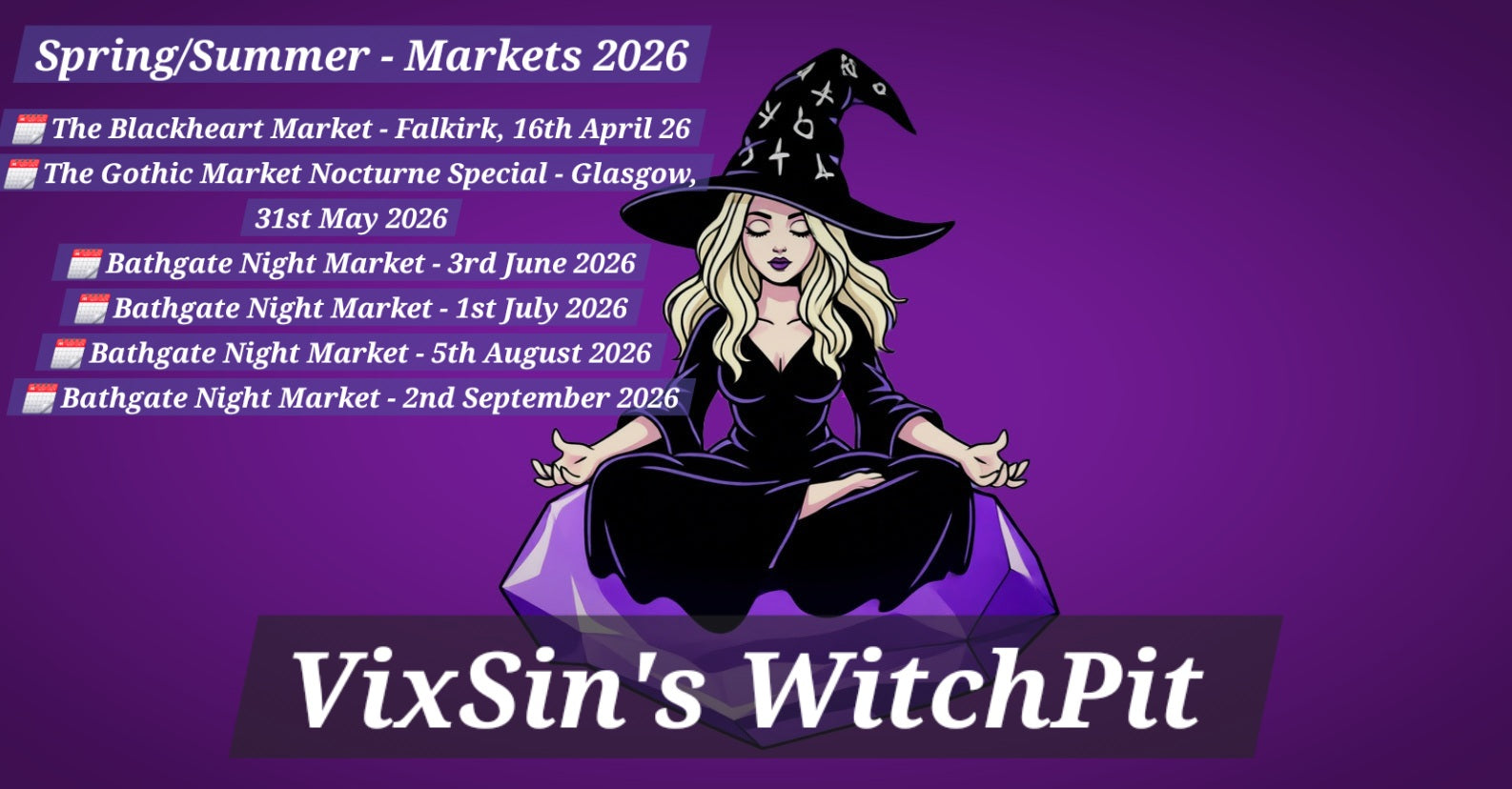 🌑 VixSin’s WitchPit: Spring/Summer Market Tour 2026