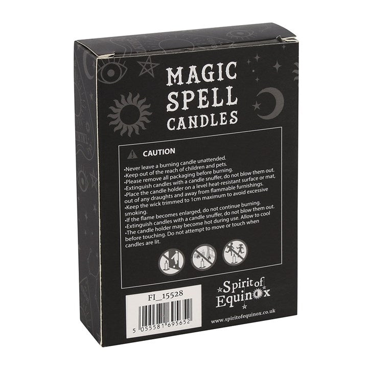Magic Spell Candles - Pack of 12 Yellow 'Success' Spell Candles