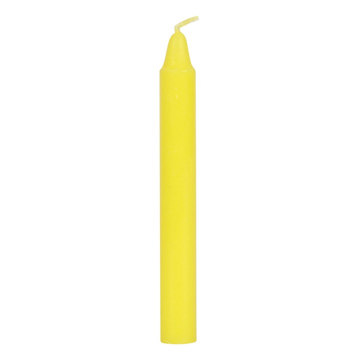 Magic Spell Candles - Pack of 12 Yellow 'Success' Spell Candles