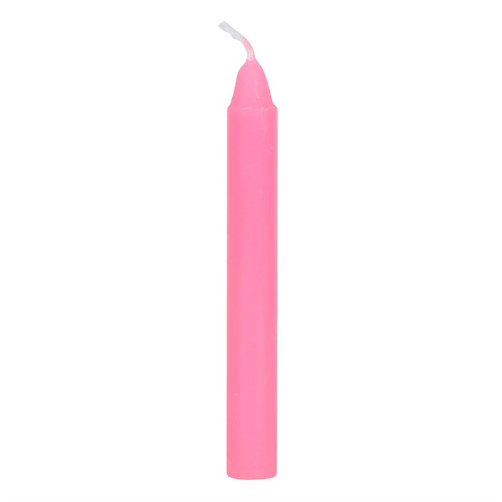Magic Spell Candles - Pack of 12 Pink 'Friendship' Spell Candles