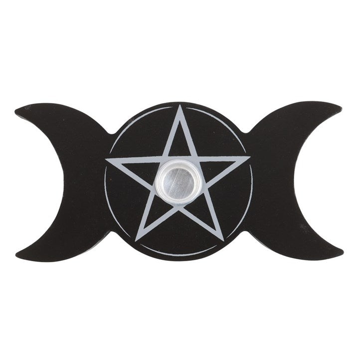 Triple Moon Spell Candle Holder