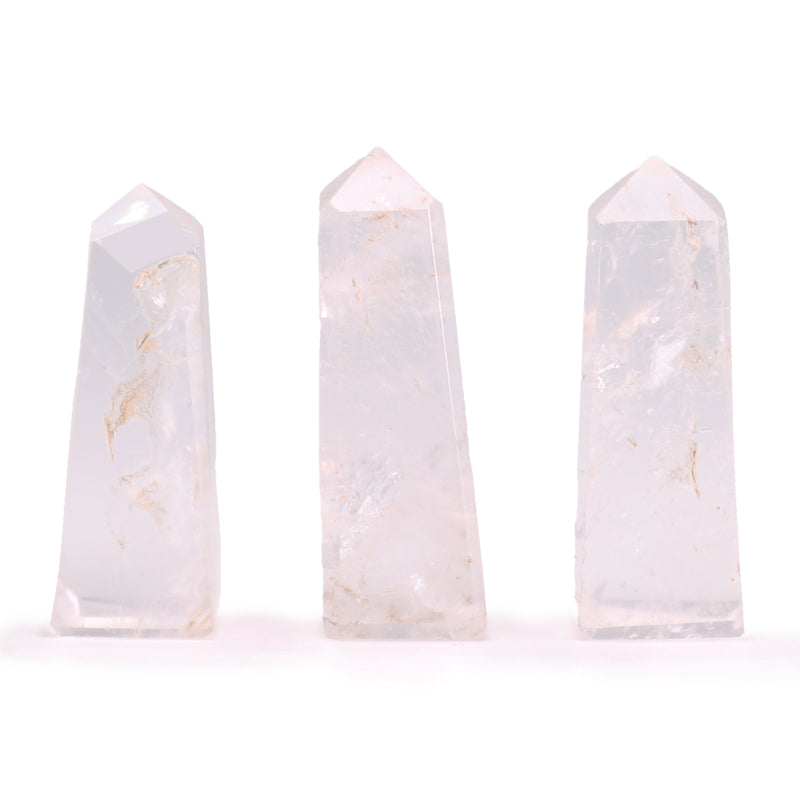 Clear Quartz - Gemstone Obelisk Points (approx. 5cm)