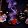 Red Jasper Crystal Incense Stick Holder
