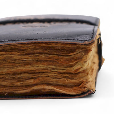 Thick Deckled Edge Leather Notebook (5x3.5inch) - The Stories I Tell Myself