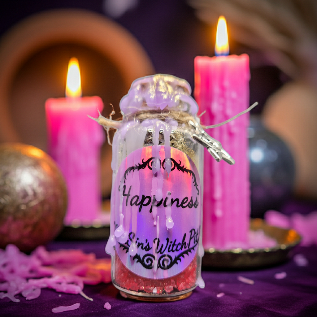 Happiness Spell‑Bottle (25ML) - “A spell of bliss surrounds me!”