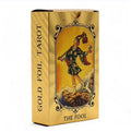 Blue & Gold Foil Tarot Card Set — All‑Seeing Eye Edition