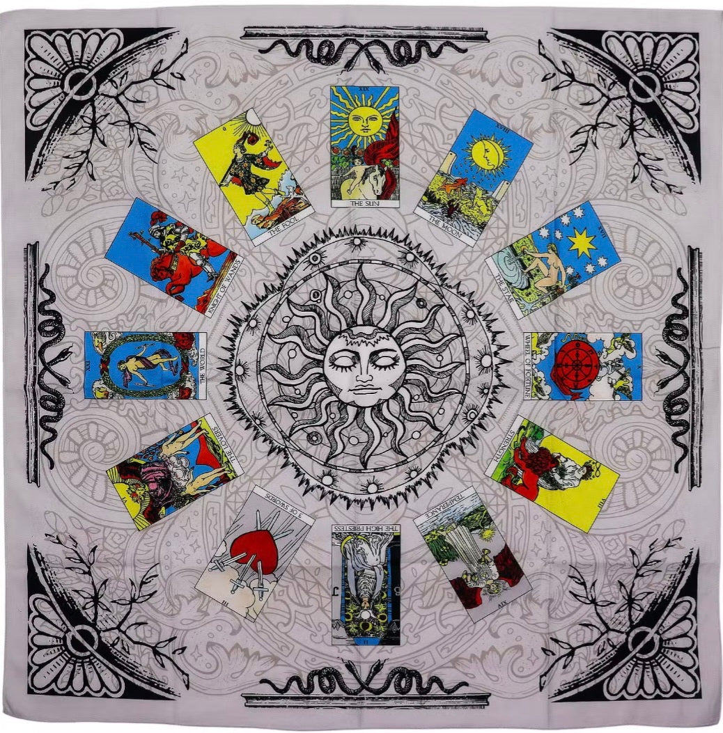 Tarot Reading Cloth – The Sun ☀️🔮