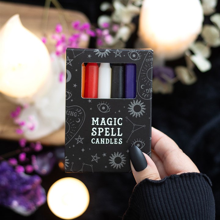 Magic Spell Candles - Pack of 12 'Mixed' Spell Candles