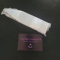 Selenite Obelisk with VixSin's WitchPit Branding.