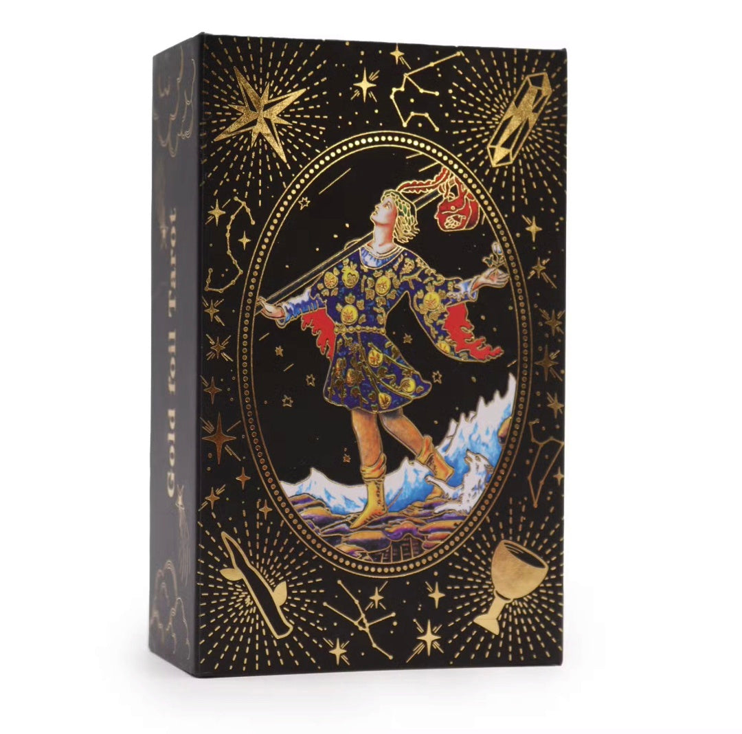 Gold Foil Tarot — Let the Magic Begin — Gift Box
