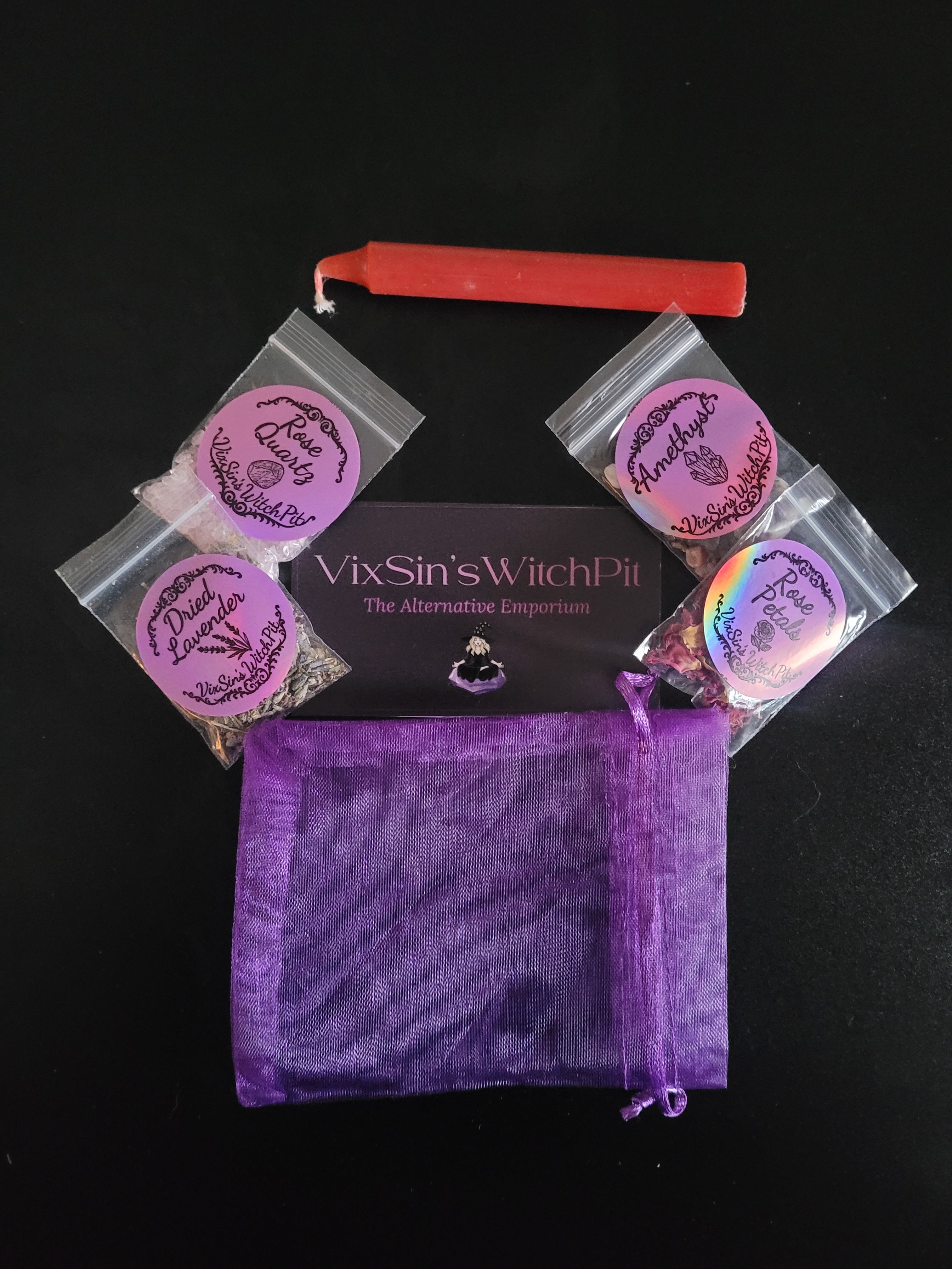 Authentic Spellkit - The Moon-Kissed Heart Ritual (VixSin's WitchPit)