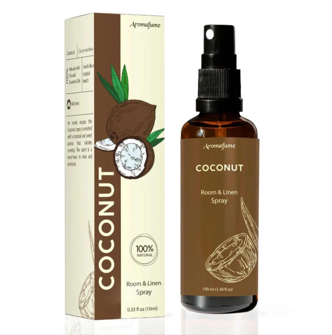 Coconut Natural Room & Linen Spray (100ml)
