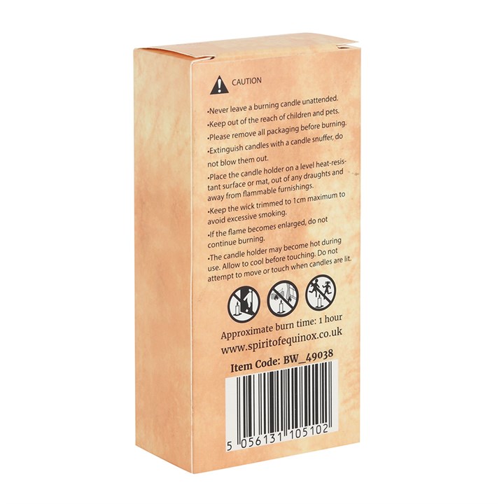 Brown Beeswax Spell Candles (6 Pack)