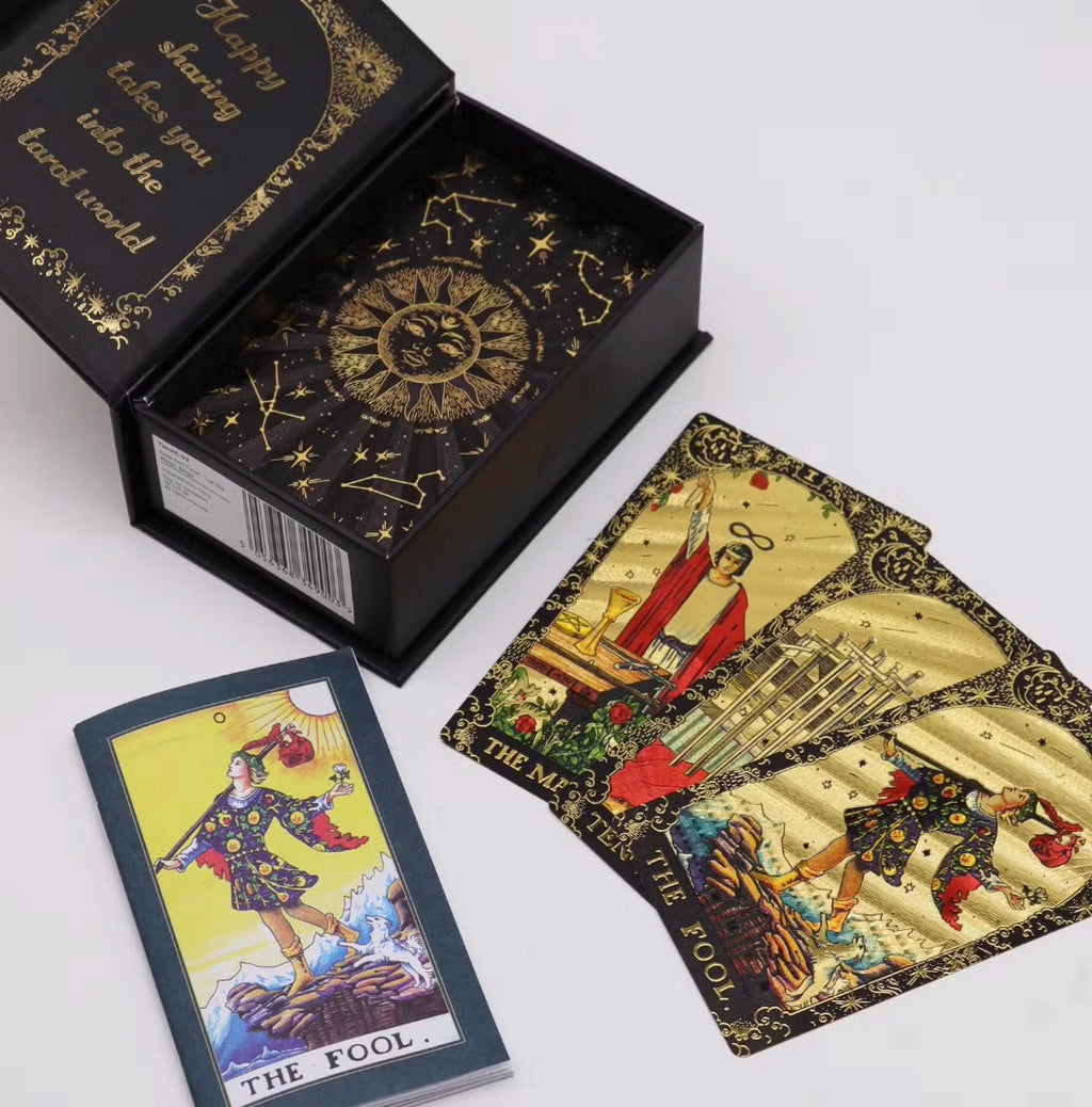 Gold Foil Tarot — Let the Magic Begin — Gift Box