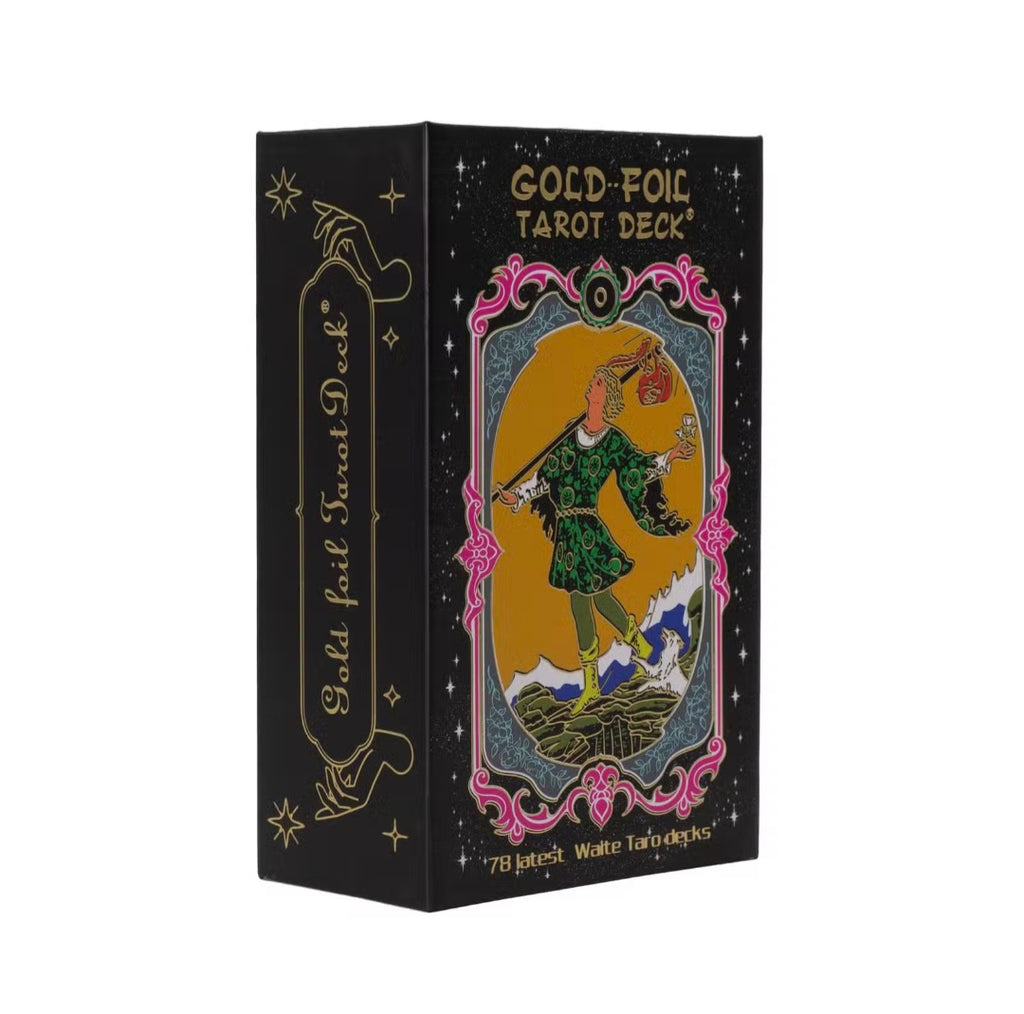 Gold Foil Tarot Card Set – With Booklet
