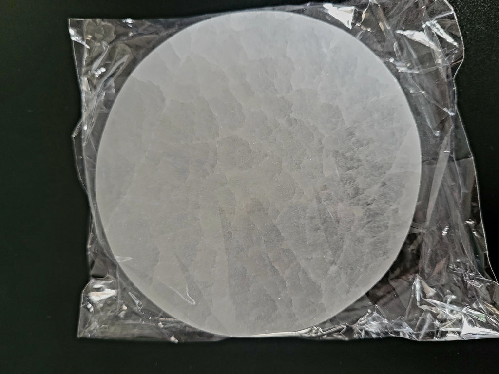 Selenite Disc / Plate