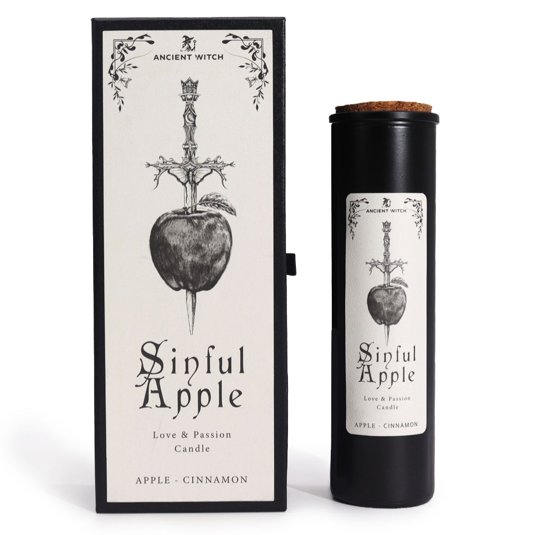 Ancient Witch Ritual Candles - Sinful Apple  (Love & Passion)