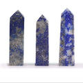 Afghan Lapis Lazuli Gemstone Obelisk Points – Approx. 5cm