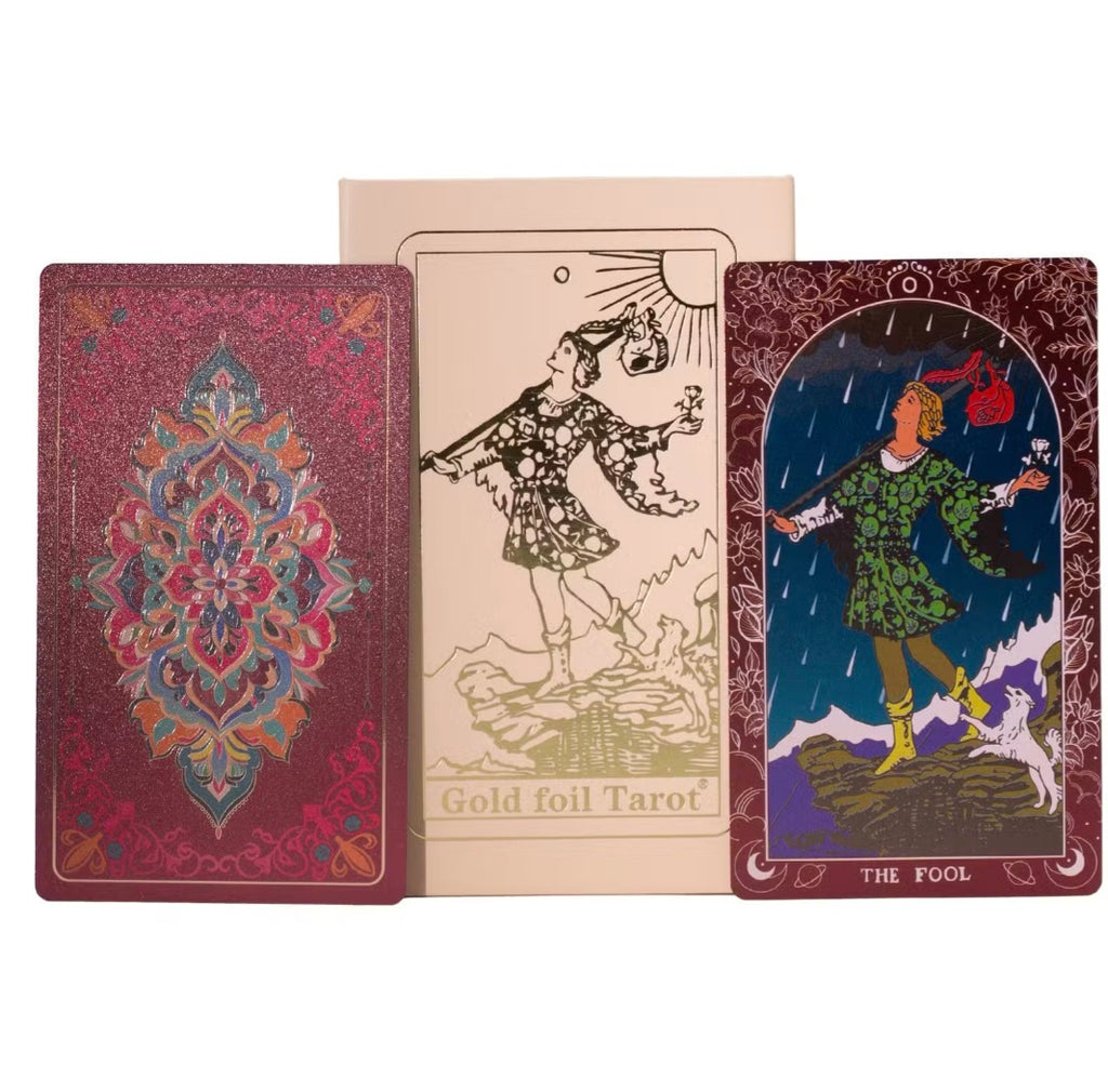 Pink Box Ruby Foil Tarot Card Gift Box Set