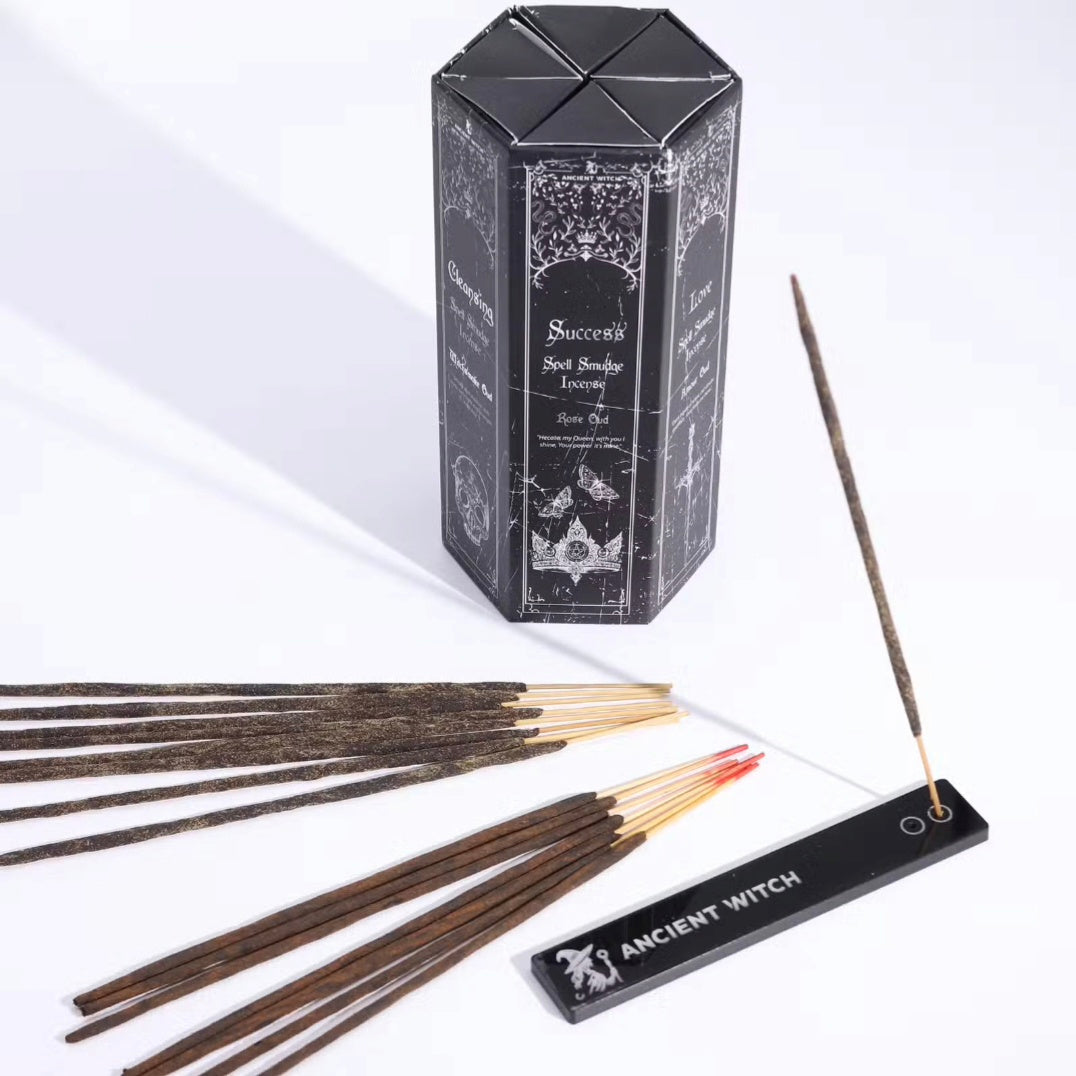 Ancient Witch Pyramid Shape Incense — Set of 5 Scents & Spells