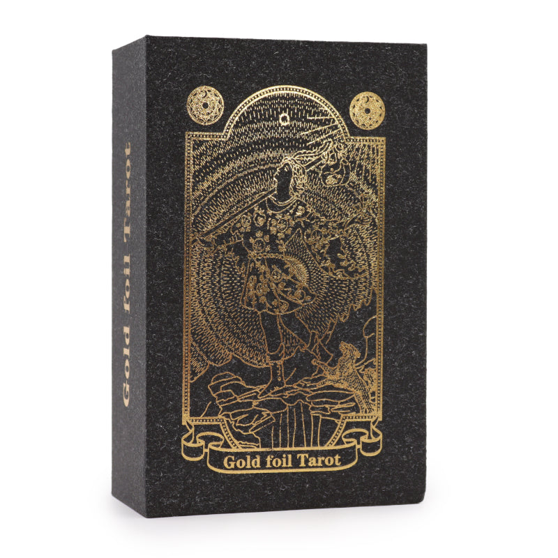 Gold Foil Tarot Set with Book - Gift Box
