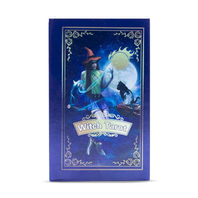 Witch Tarot Card Set - Purple Foil with booklet