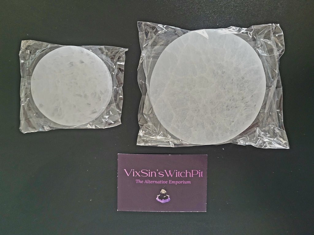 Selenite Disc / Plate