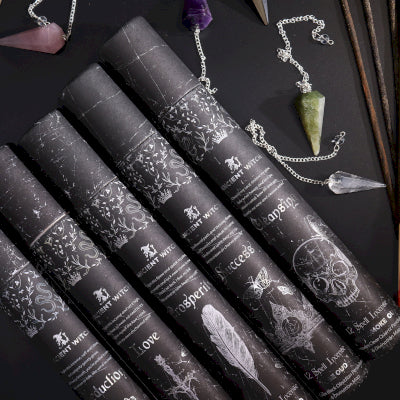 Ancient Witch Spell Incense - Love - Rose Quartz Pendulum