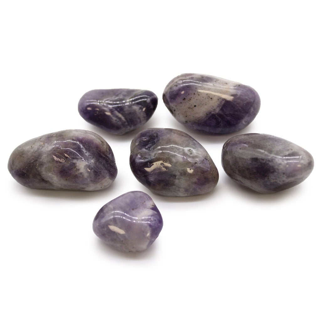 African Amethyst Gemstone - (Large Tumblestone)
