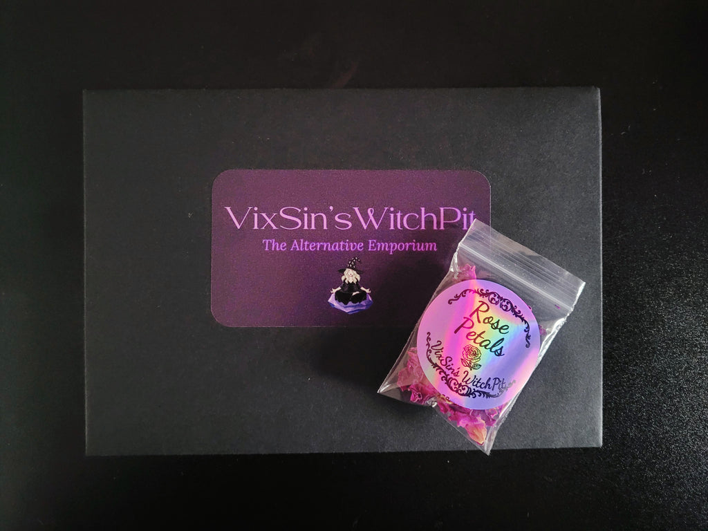 Dried Rose Petals – Enchanted Crimson Drift (VixSin's WitchPit)