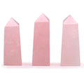 Rose Quartz Gemstone Obelisk Point – Approx. 5cm