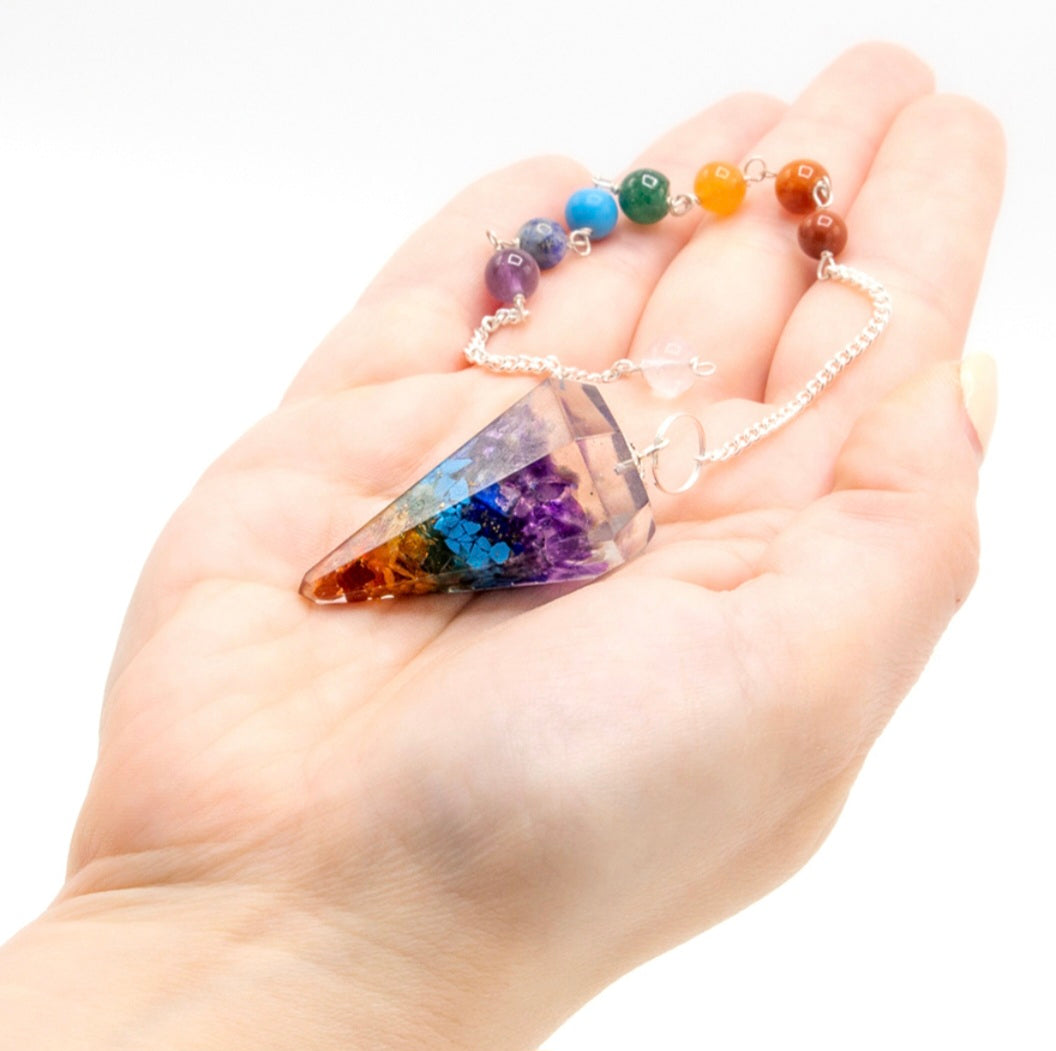 Orgonite Power Chakra Pendulum - Chakra