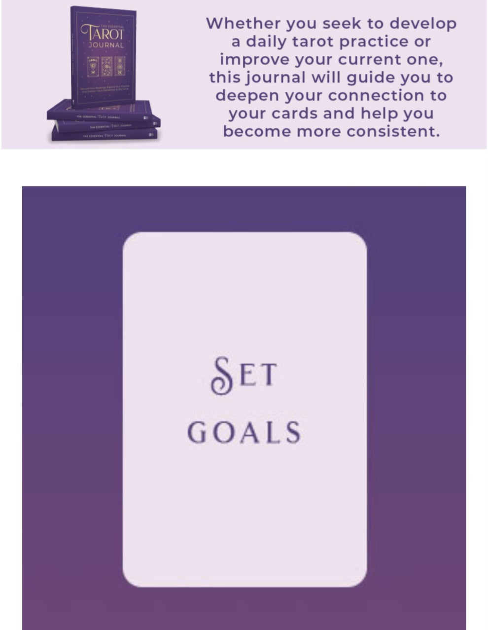 The Essential Tarot Journal