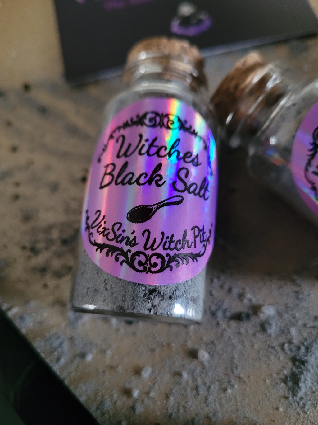 Witches' Black Salt with Black Pepper (VixSin's WitchPit)