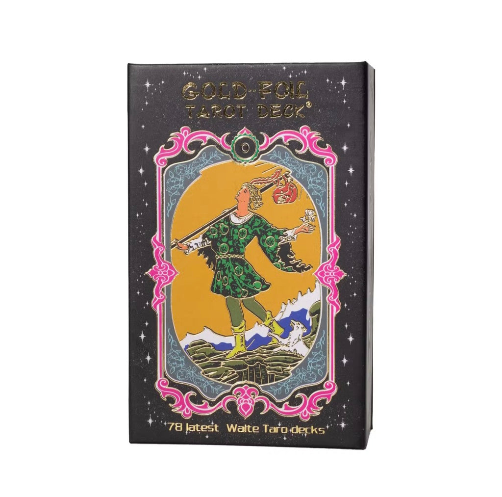 Gold Foil Tarot Card Set – With Booklet
