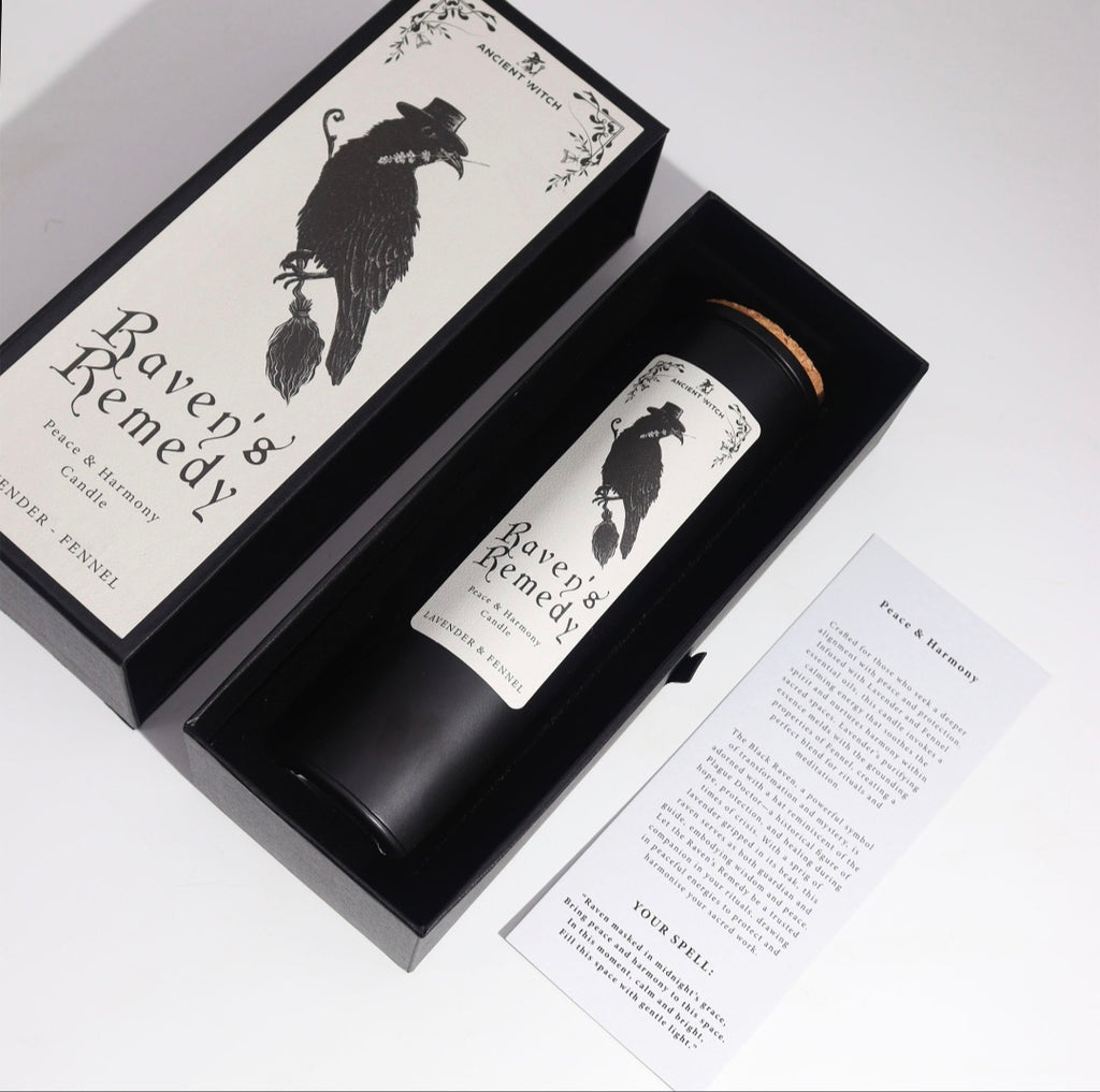 Ancient Witch Raven’s Remedy Candle – Peace & Harmony