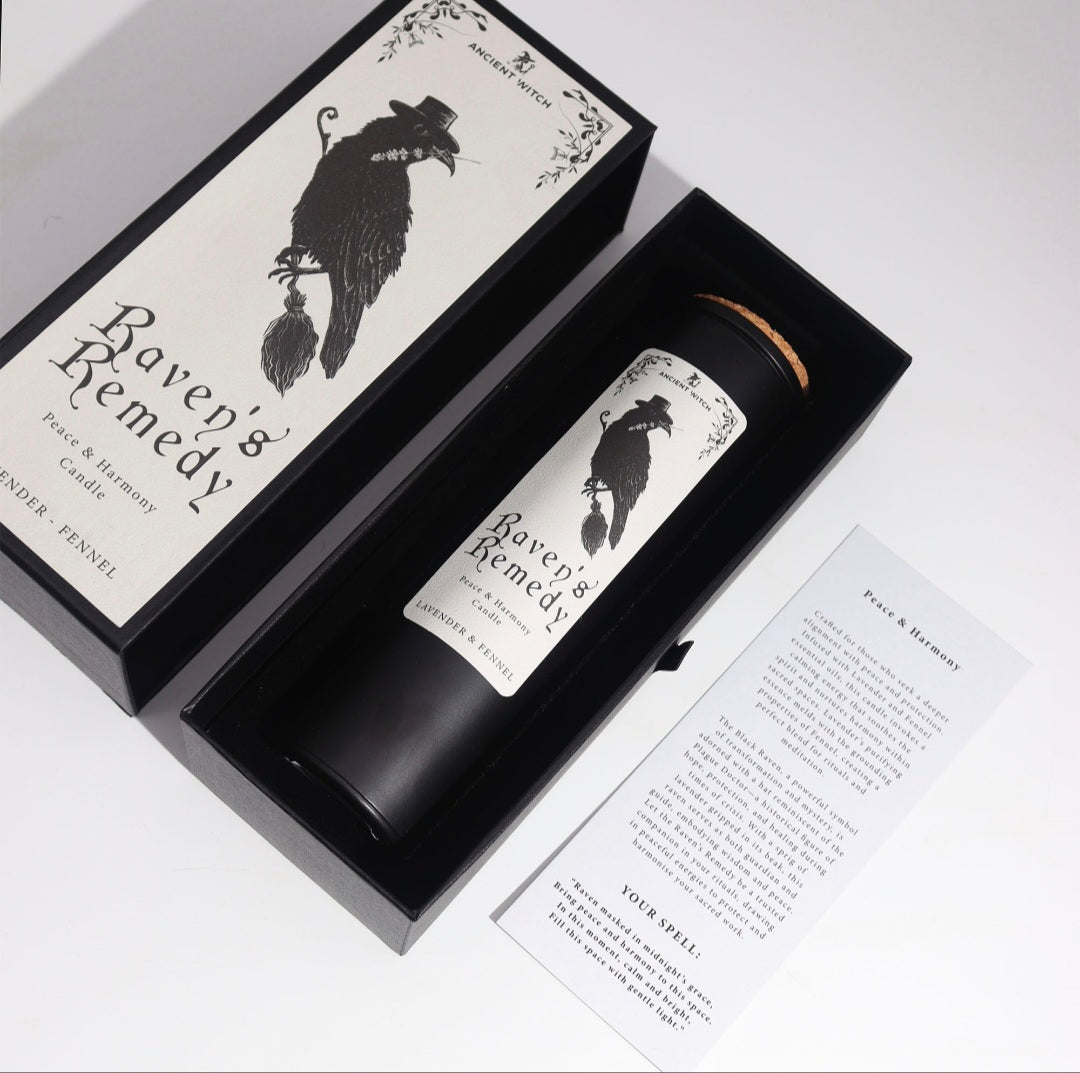 Ancient Witch Raven’s Remedy Candle – Peace & Harmony