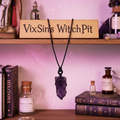 Amethyst Gemstone - Flat Point Pendant