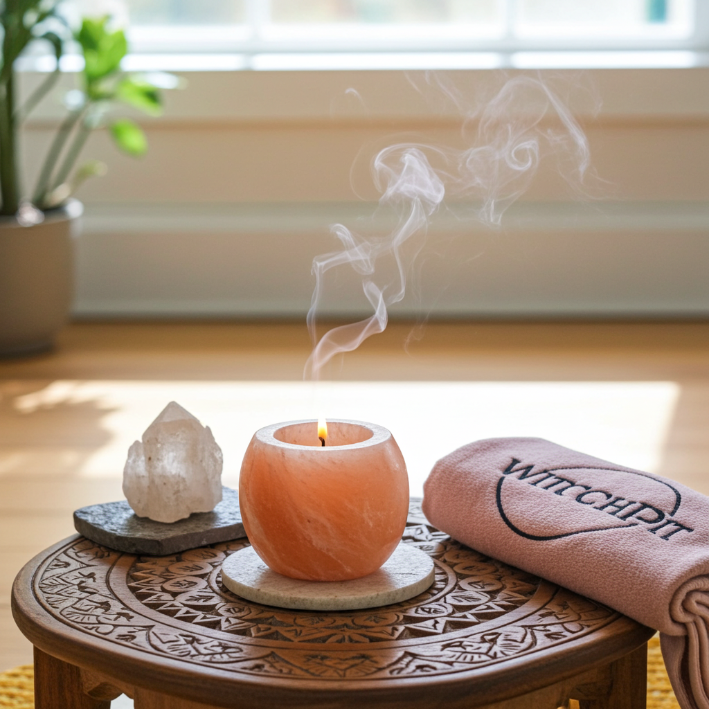 Himalayan Salt Candle Holder (Smooth)