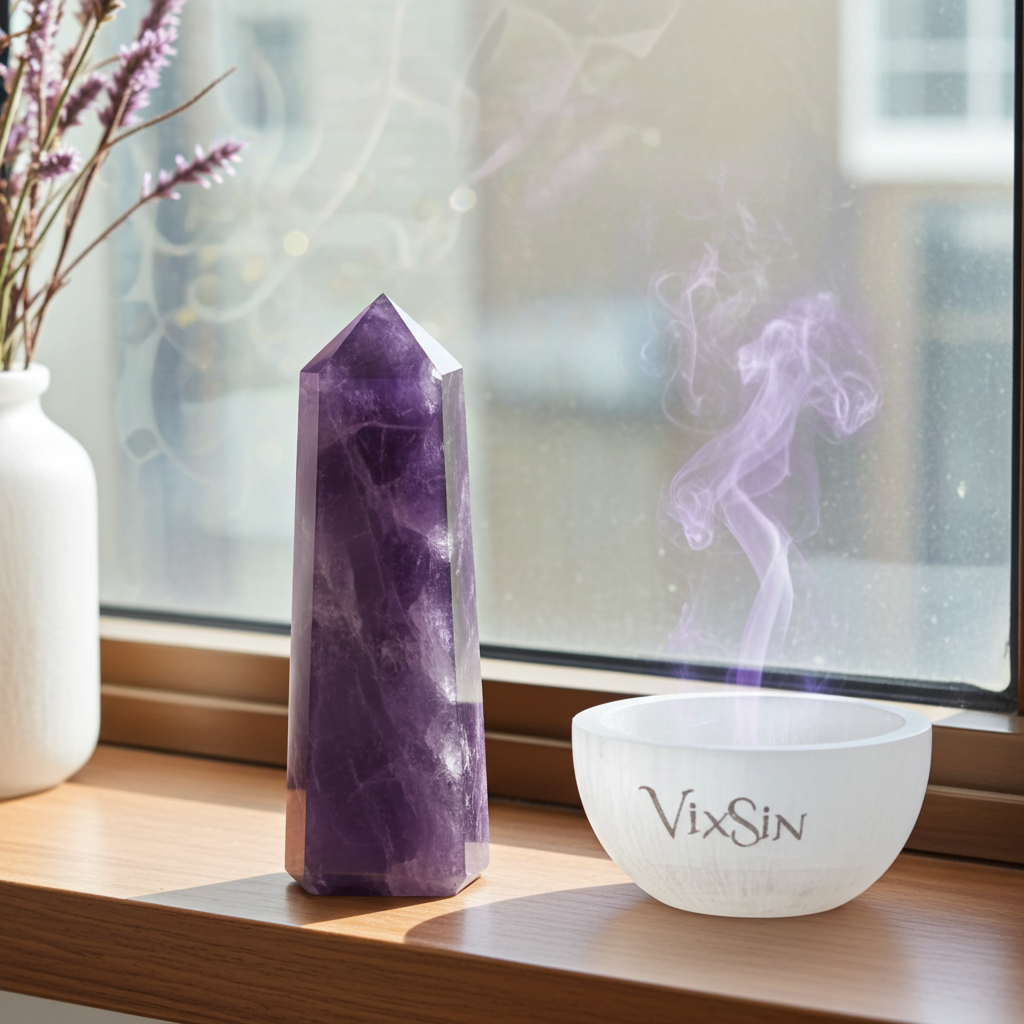 African Amethyst - Gemstone Obelisk Points (approx. 5cm)